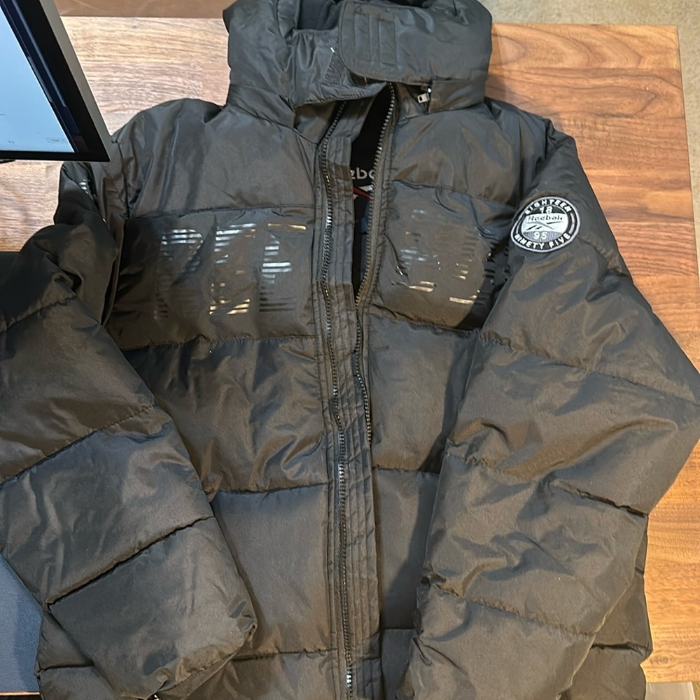 Reebok 1985 Winter Coat Boys Large black